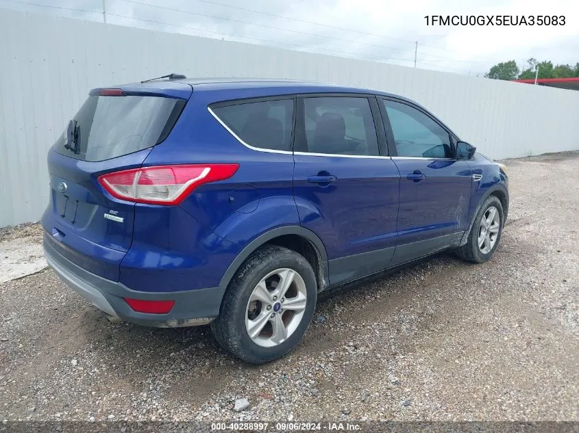 2014 Ford Escape Se VIN: 1FMCU0GX5EUA35083 Lot: 40288997