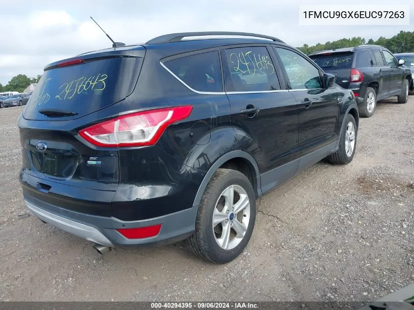 2014 Ford Escape Se VIN: 1FMCU9GX6EUC97263 Lot: 40294395