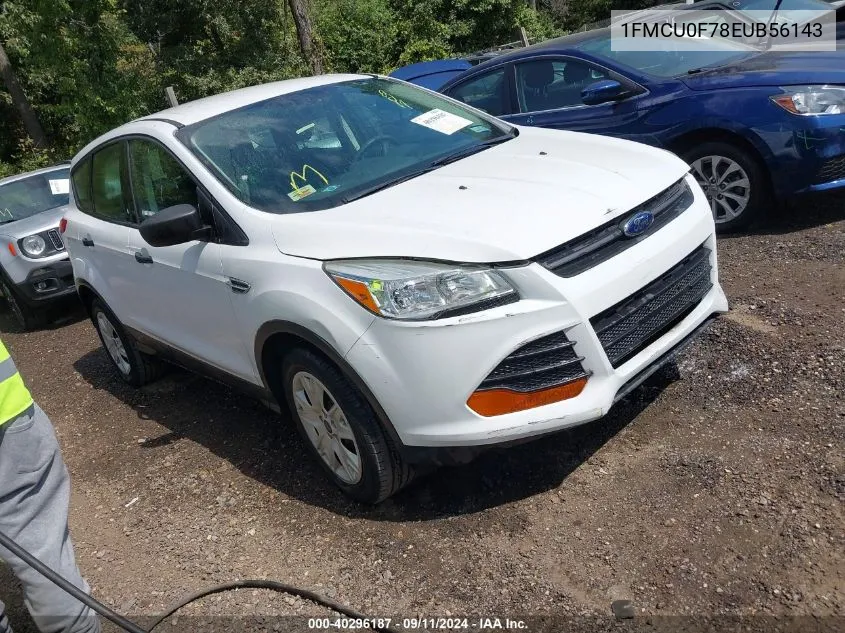 2014 Ford Escape S VIN: 1FMCU0F78EUB56143 Lot: 40296187