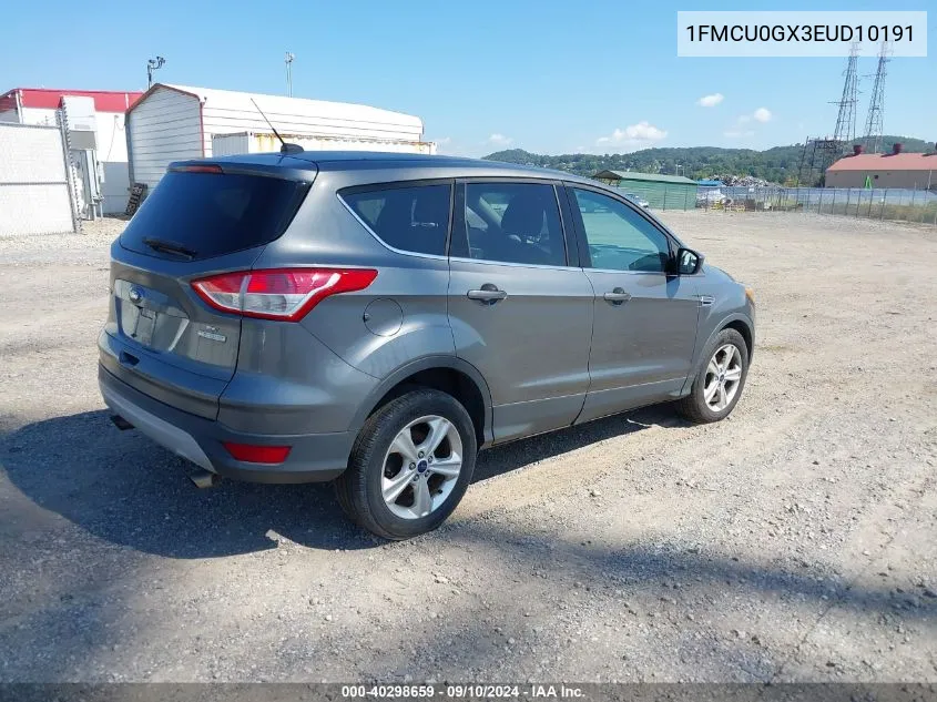 2014 Ford Escape Se VIN: 1FMCU0GX3EUD10191 Lot: 40298659