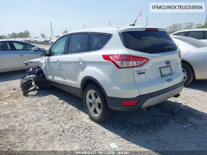 2014 Ford Escape Se VIN: 1FMCU9GX7EUC05934 Lot: 40302327