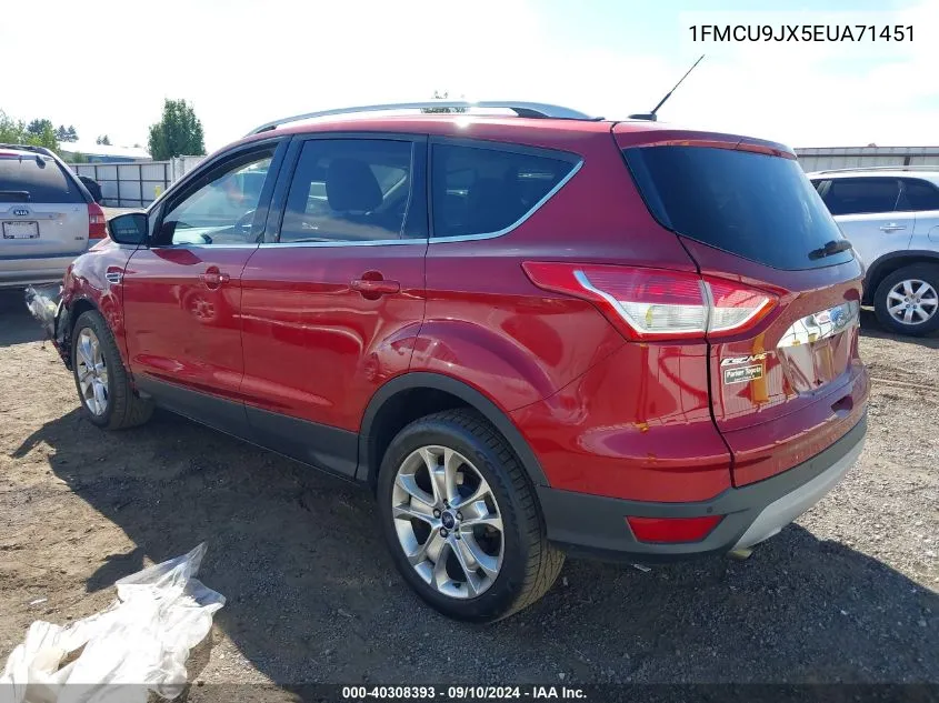 1FMCU9JX5EUA71451 2014 Ford Escape Titanium