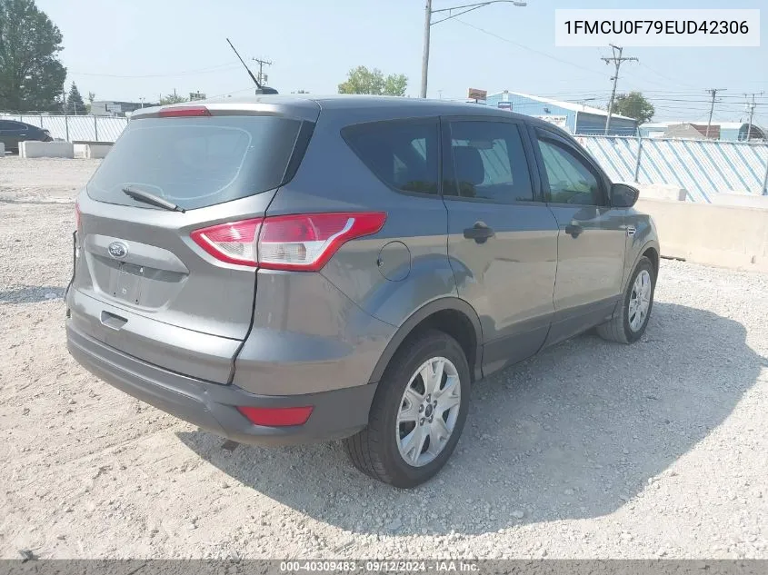 2014 Ford Escape S VIN: 1FMCU0F79EUD42306 Lot: 40309483