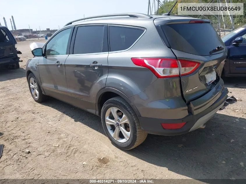 2014 Ford Escape Se VIN: 1FMCU0GX8EUD86649 Lot: 40314271