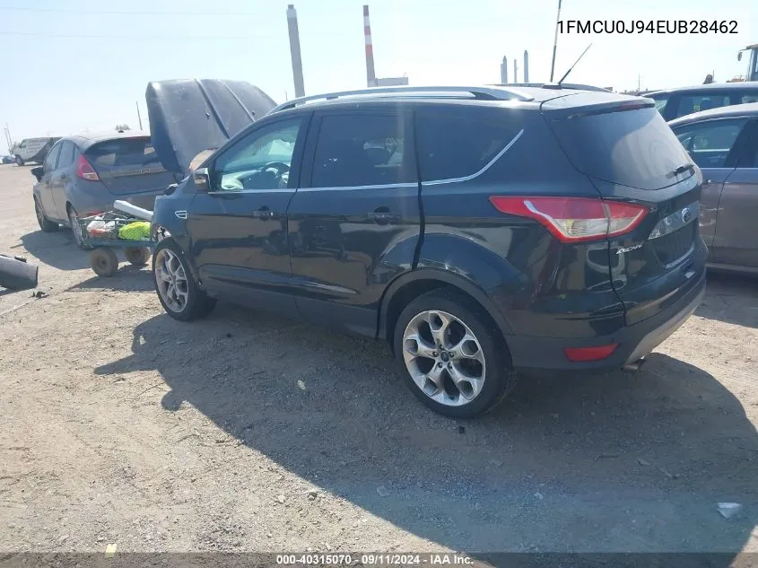 2014 Ford Escape Titanium VIN: 1FMCU0J94EUB28462 Lot: 40315070