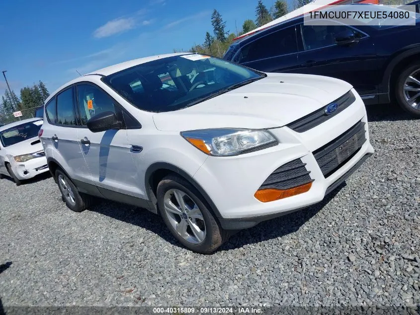 2014 Ford Escape S VIN: 1FMCU0F7XEUE54080 Lot: 40315809