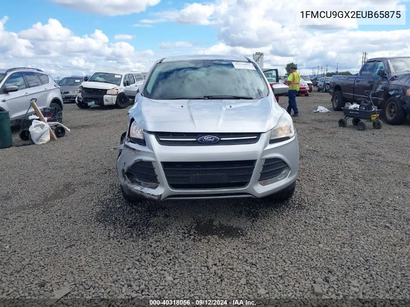 2014 Ford Escape Se VIN: 1FMCU9GX2EUB65875 Lot: 40318056