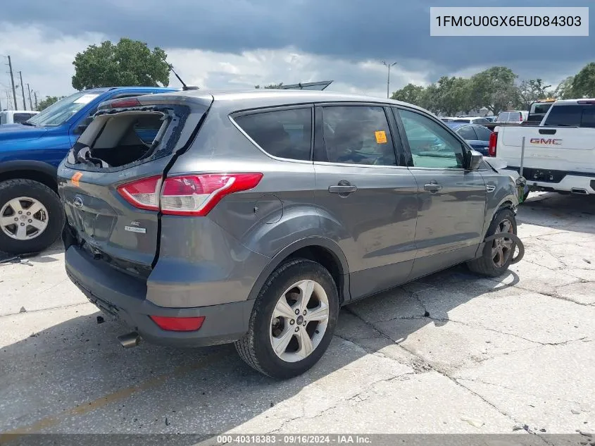 2014 Ford Escape Se VIN: 1FMCU0GX6EUD84303 Lot: 40318383