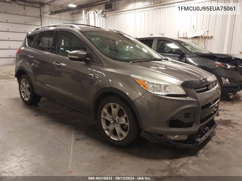 2014 Ford Escape Titanium VIN: 1FMCU0J95EUA75061 Lot: 40319833