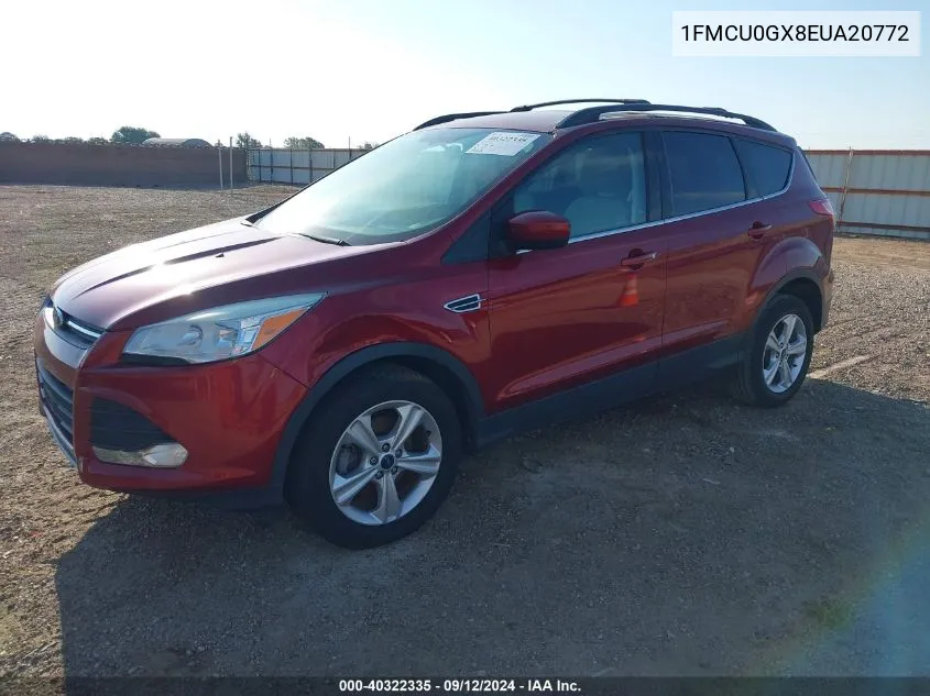 1FMCU0GX8EUA20772 2014 Ford Escape Se