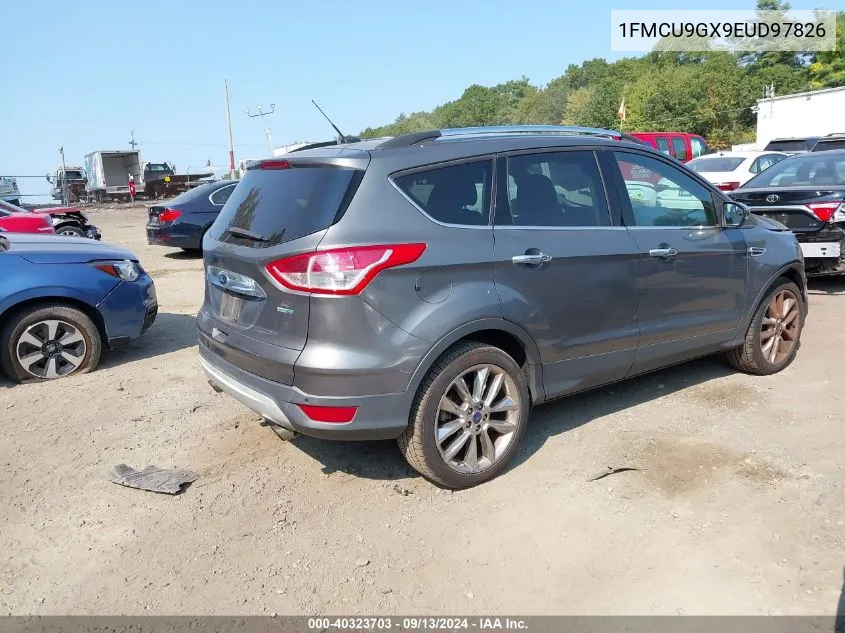 2014 Ford Escape Se VIN: 1FMCU9GX9EUD97826 Lot: 40323703