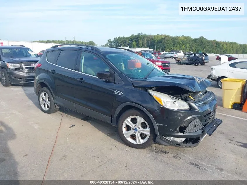 2014 Ford Escape Se VIN: 1FMCU0GX9EUA12437 Lot: 40328194