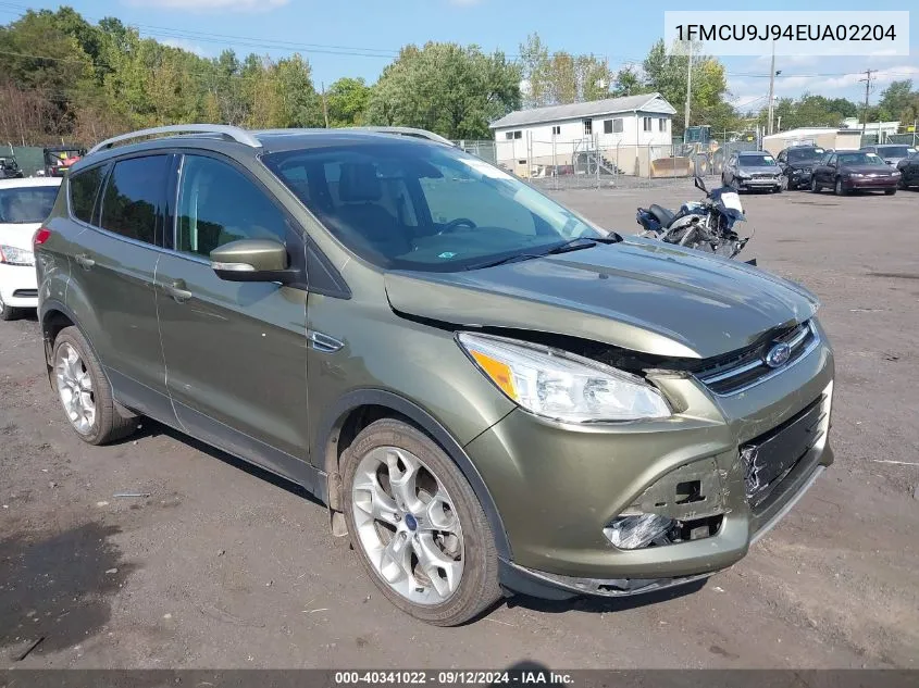 2014 Ford Escape Titanium VIN: 1FMCU9J94EUA02204 Lot: 40341022