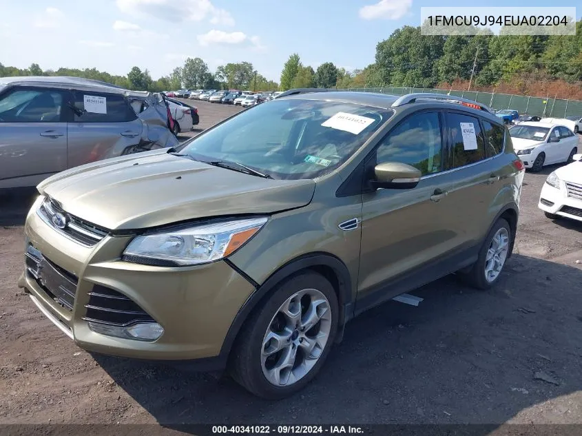 1FMCU9J94EUA02204 2014 Ford Escape Titanium