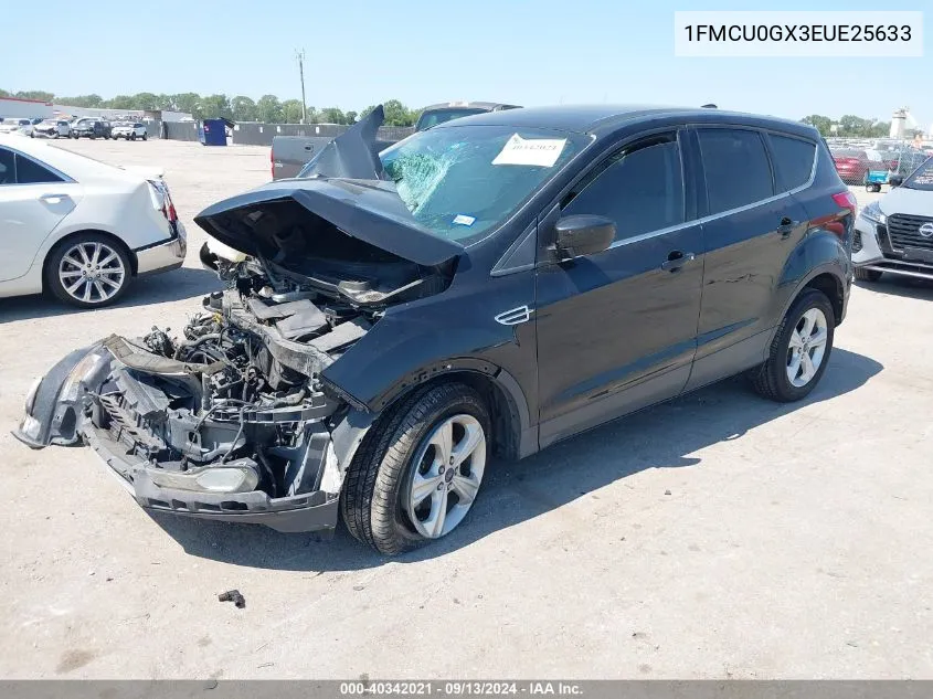 2014 Ford Escape Se VIN: 1FMCU0GX3EUE25633 Lot: 40342021