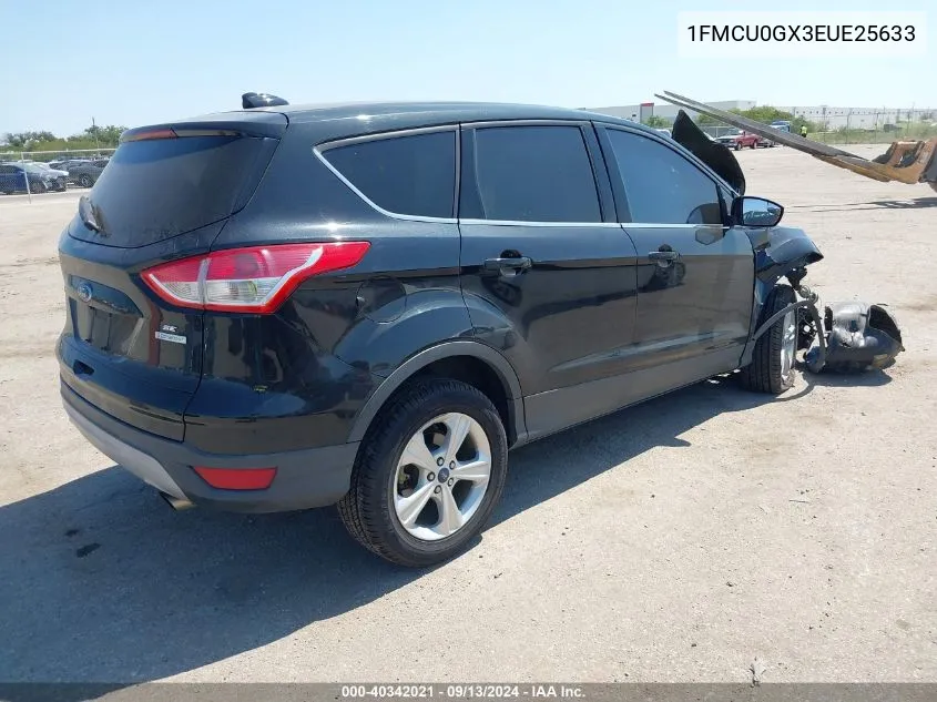 2014 Ford Escape Se VIN: 1FMCU0GX3EUE25633 Lot: 40342021