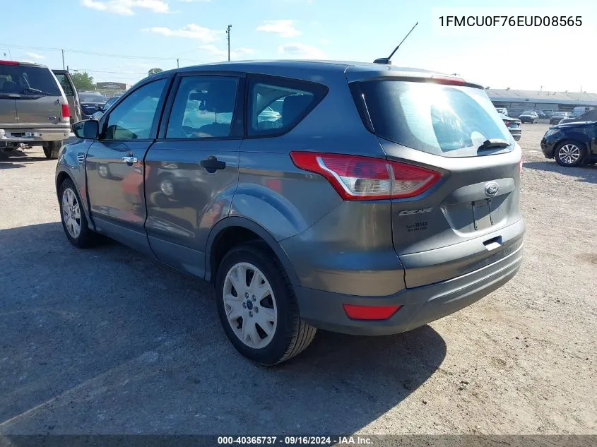 2014 Ford Escape S VIN: 1FMCU0F76EUD08565 Lot: 40365737