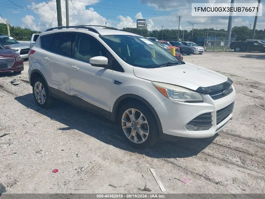 1FMCU0GX3EUB76671 2014 Ford Escape Se