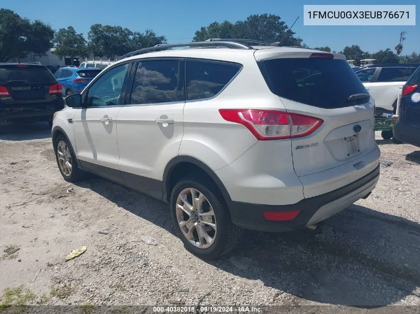 1FMCU0GX3EUB76671 2014 Ford Escape Se