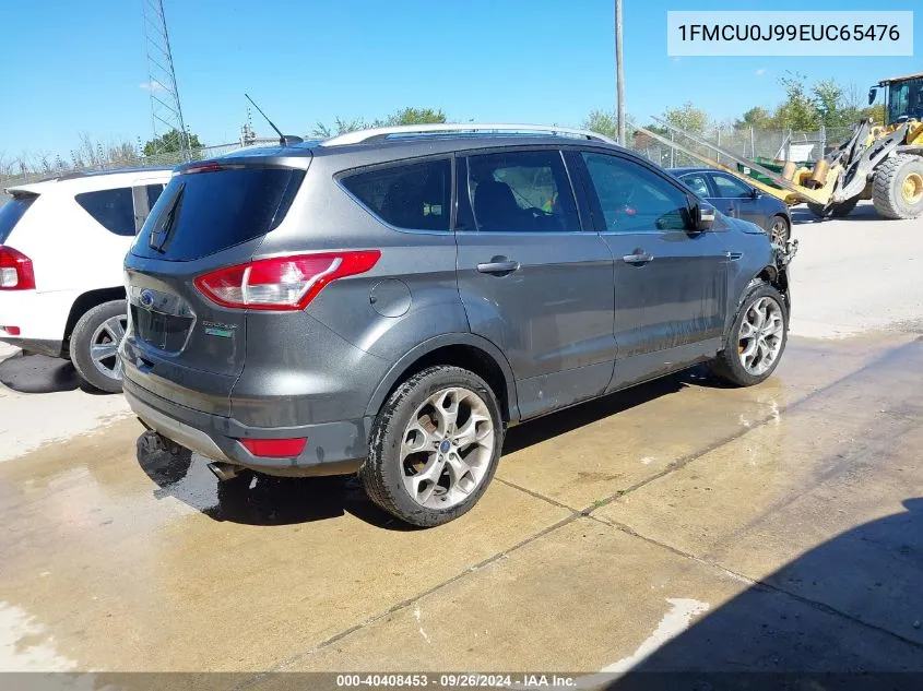 2014 Ford Escape Titanium VIN: 1FMCU0J99EUC65476 Lot: 40408453