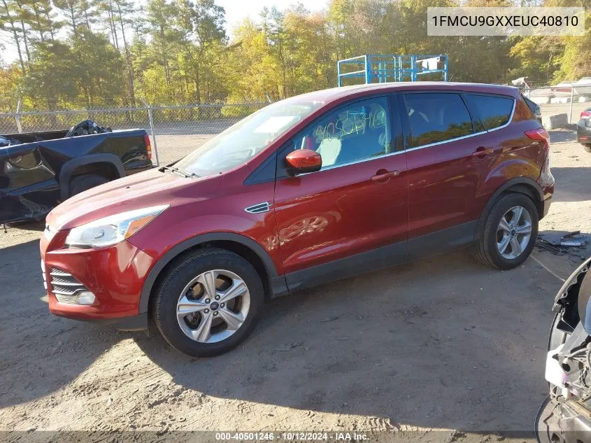 2014 Ford Escape Se VIN: 1FMCU9GXXEUC40810 Lot: 40501246