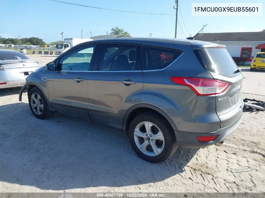 2014 Ford Escape Se VIN: 1FMCU0GX9EUB55601 Lot: 40507799