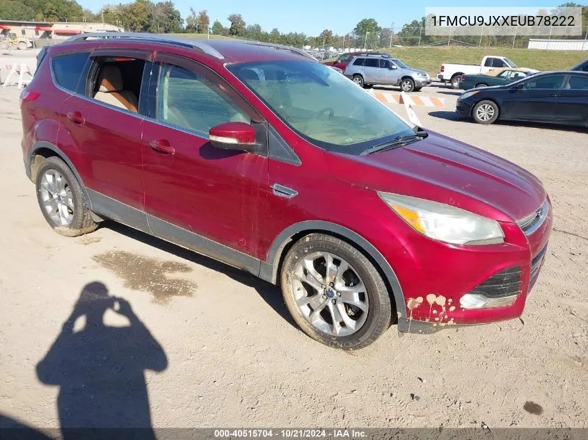 2014 Ford Escape Titanium VIN: 1FMCU9JXXEUB78222 Lot: 40515704