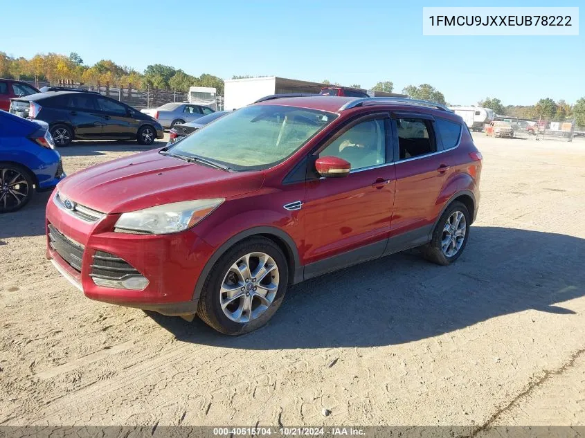 2014 Ford Escape Titanium VIN: 1FMCU9JXXEUB78222 Lot: 40515704