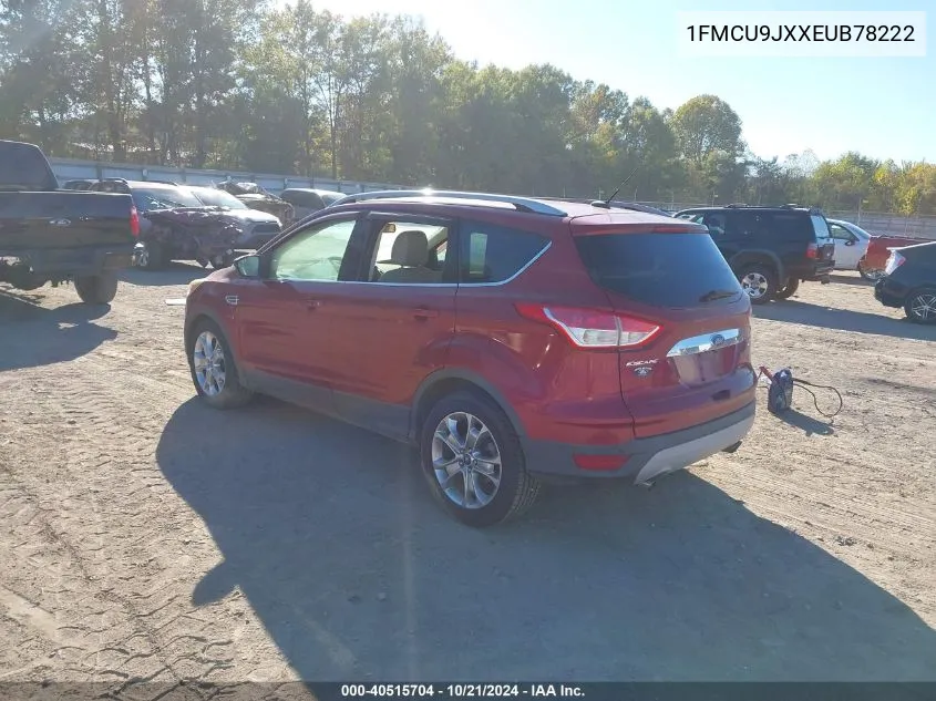 2014 Ford Escape Titanium VIN: 1FMCU9JXXEUB78222 Lot: 40515704