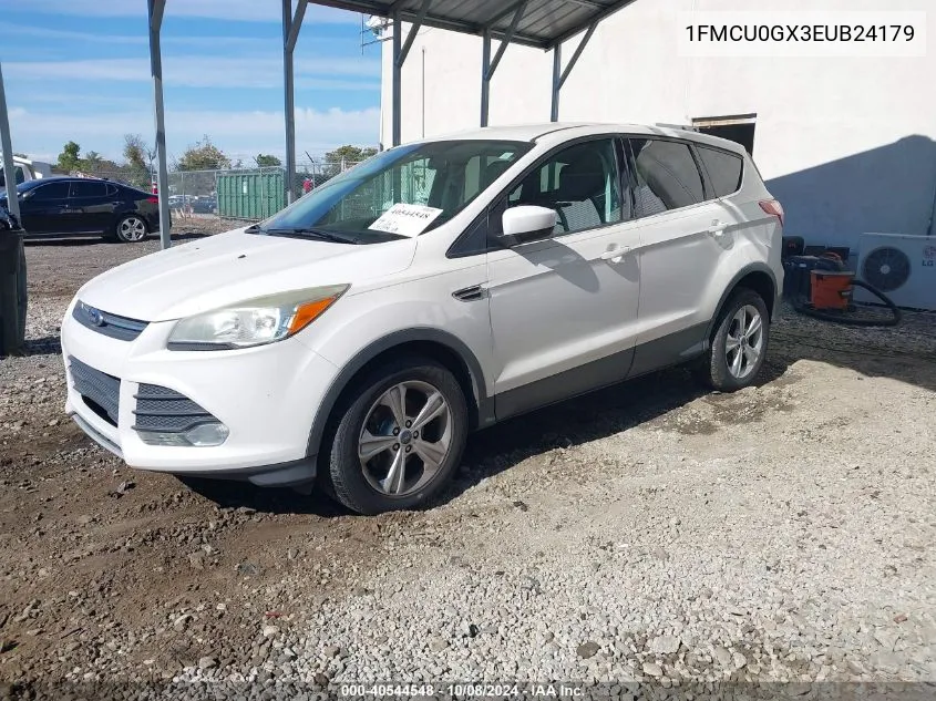 2014 Ford Escape Se VIN: 1FMCU0GX3EUB24179 Lot: 40544548