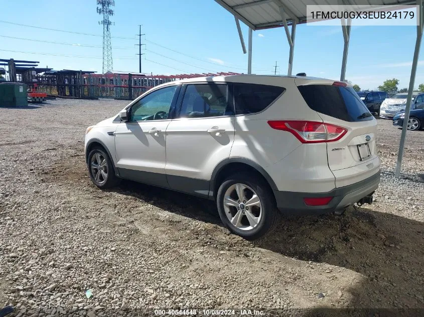 2014 Ford Escape Se VIN: 1FMCU0GX3EUB24179 Lot: 40544548