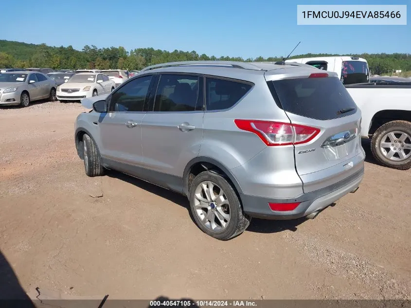 2014 Ford Escape Titanium VIN: 1FMCU0J94EVA85466 Lot: 40547105