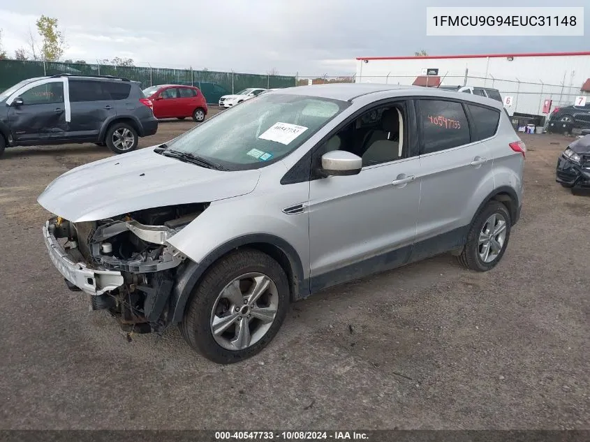 1FMCU9G94EUC31148 2014 Ford Escape Se