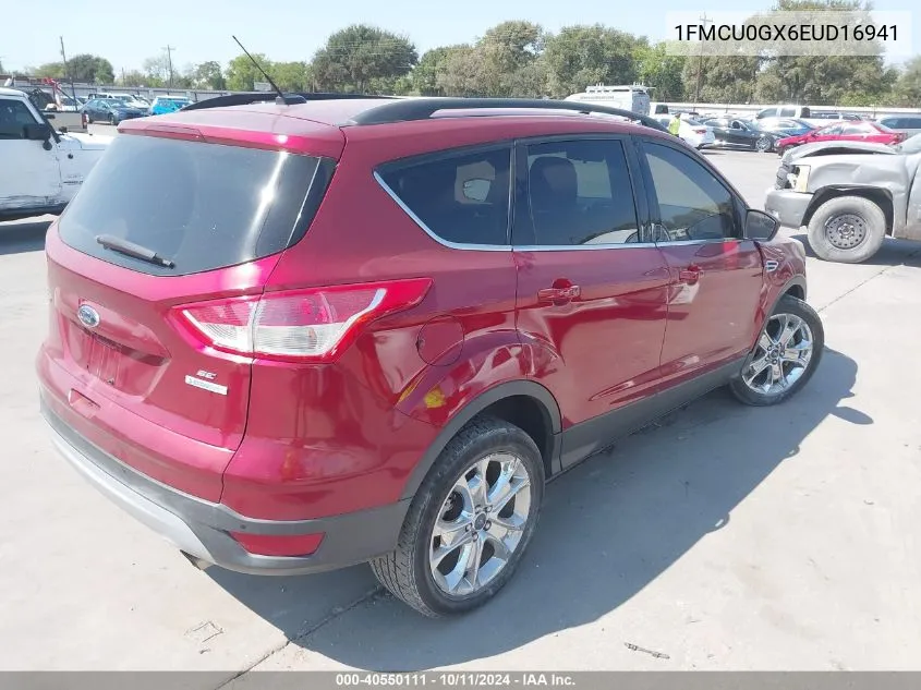 2014 Ford Escape Se VIN: 1FMCU0GX6EUD16941 Lot: 40550111