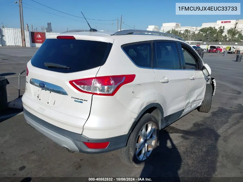 2014 Ford Escape Titanium VIN: 1FMCU9JX4EUC33733 Lot: 40552532