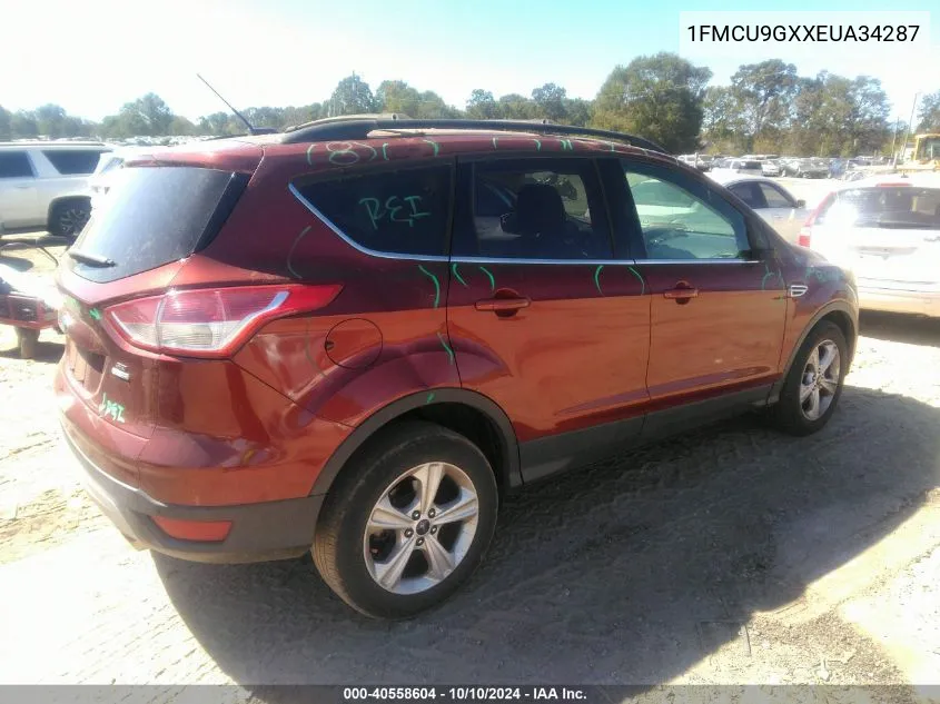 1FMCU9GXXEUA34287 2014 Ford Escape Se