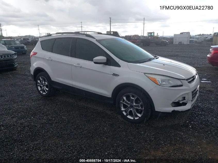 2014 Ford Escape Se VIN: 1FMCU9GX0EUA22780 Lot: 40558754