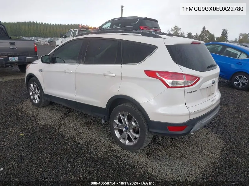 2014 Ford Escape Se VIN: 1FMCU9GX0EUA22780 Lot: 40558754