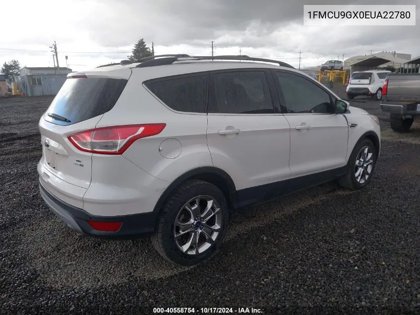 2014 Ford Escape Se VIN: 1FMCU9GX0EUA22780 Lot: 40558754