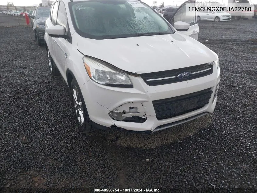 2014 Ford Escape Se VIN: 1FMCU9GX0EUA22780 Lot: 40558754