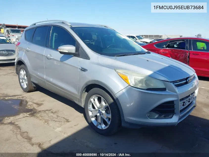 2014 Ford Escape Titanium VIN: 1FMCU0J95EUB73684 Lot: 40559590