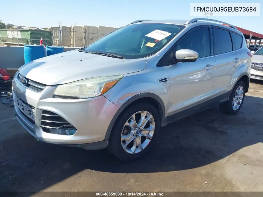 2014 Ford Escape Titanium VIN: 1FMCU0J95EUB73684 Lot: 40559590