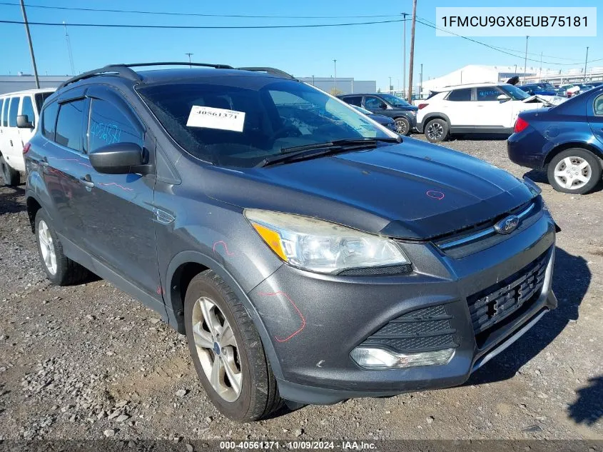 2014 Ford Escape Se VIN: 1FMCU9GX8EUB75181 Lot: 40561371