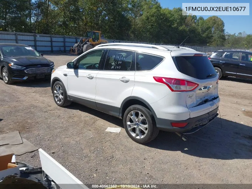 2014 Ford Escape Titanium VIN: 1FMCU0JX2EUE10677 Lot: 40562352