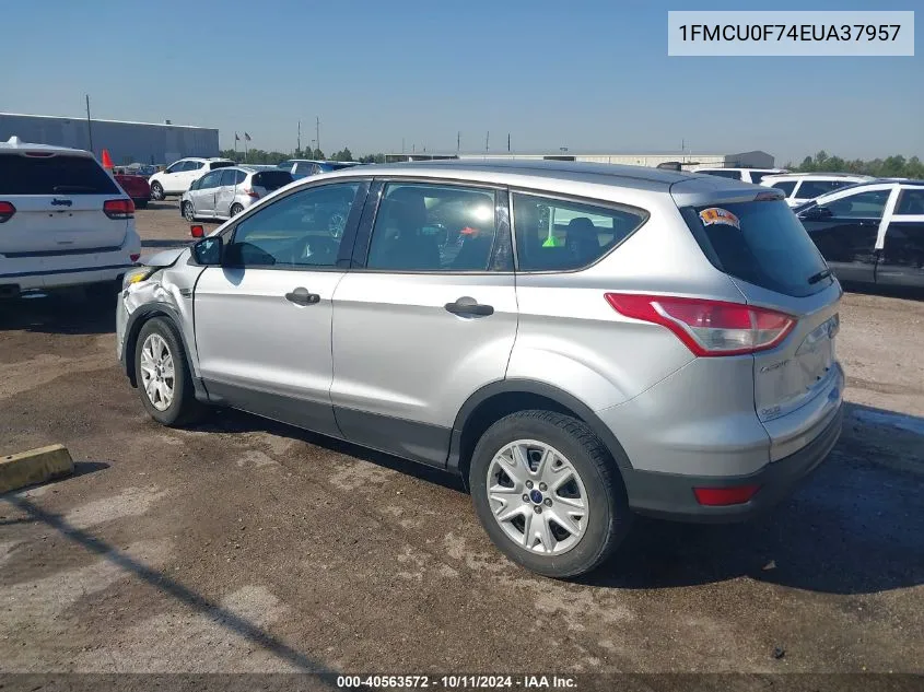 2014 Ford Escape S VIN: 1FMCU0F74EUA37957 Lot: 40563572