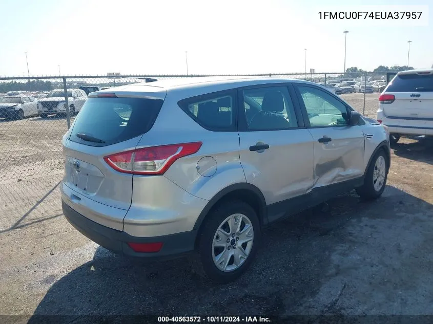 2014 Ford Escape S VIN: 1FMCU0F74EUA37957 Lot: 40563572