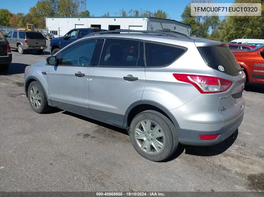 1FMCU0F71EUC10320 2014 Ford Escape S