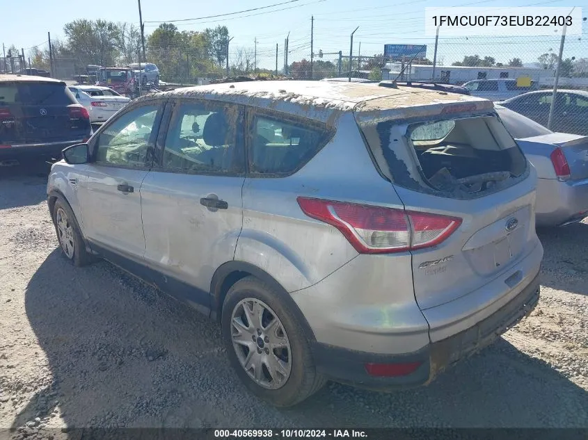 1FMCU0F73EUB22403 2014 Ford Escape S