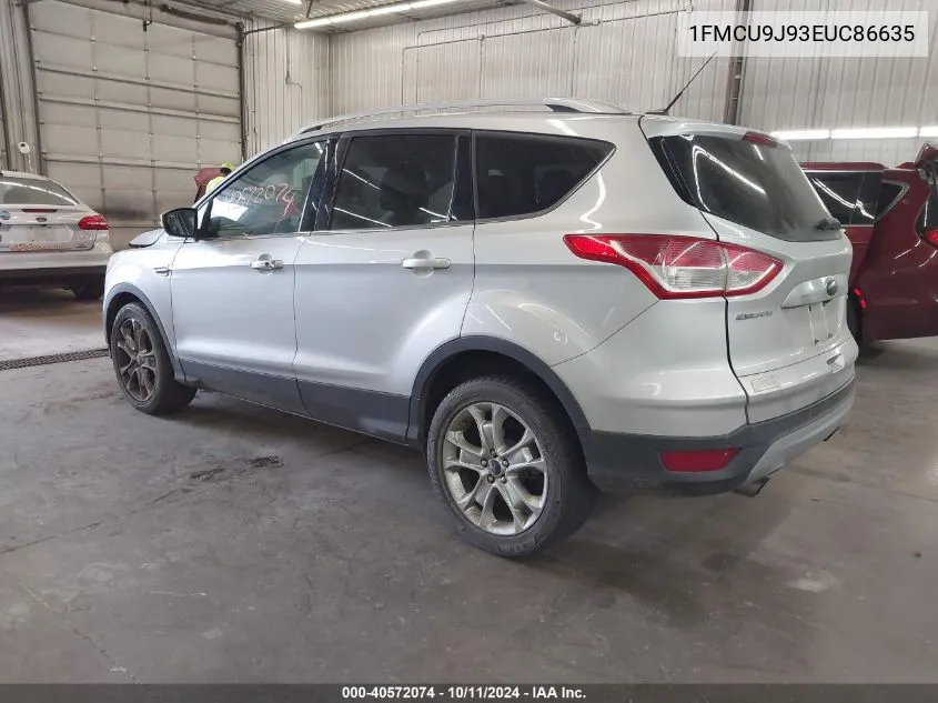 2014 Ford Escape Titanium VIN: 1FMCU9J93EUC86635 Lot: 40572074