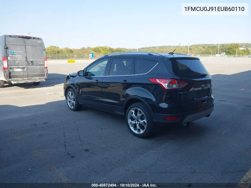 2014 Ford Escape Titanium VIN: 1FMCU0J91EUB60110 Lot: 40572494